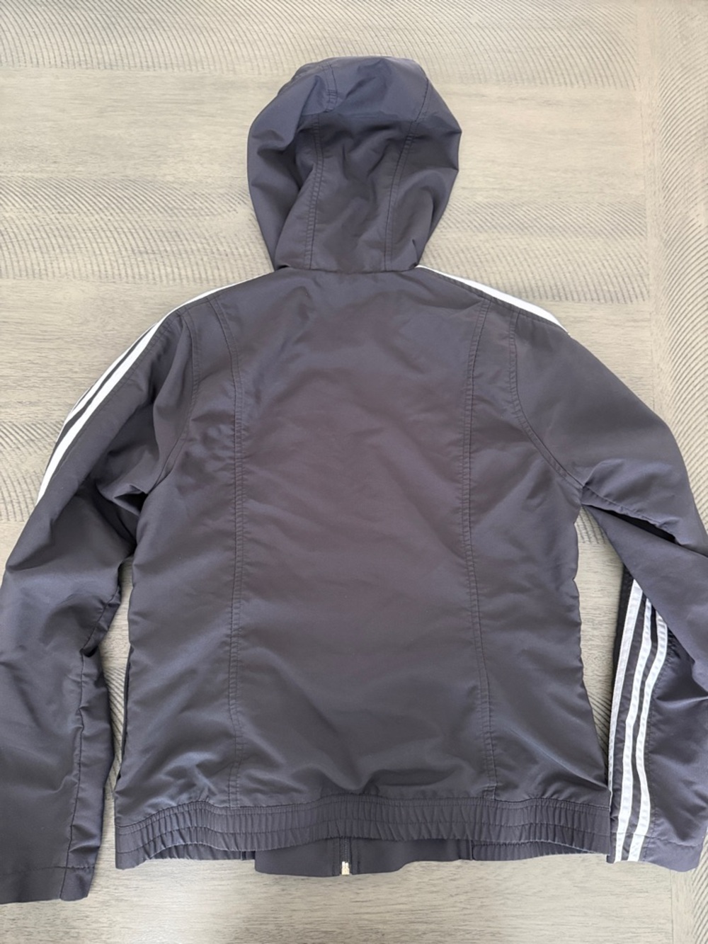 Adidas Black Hooded Track Jacket - Picture 4 of 6